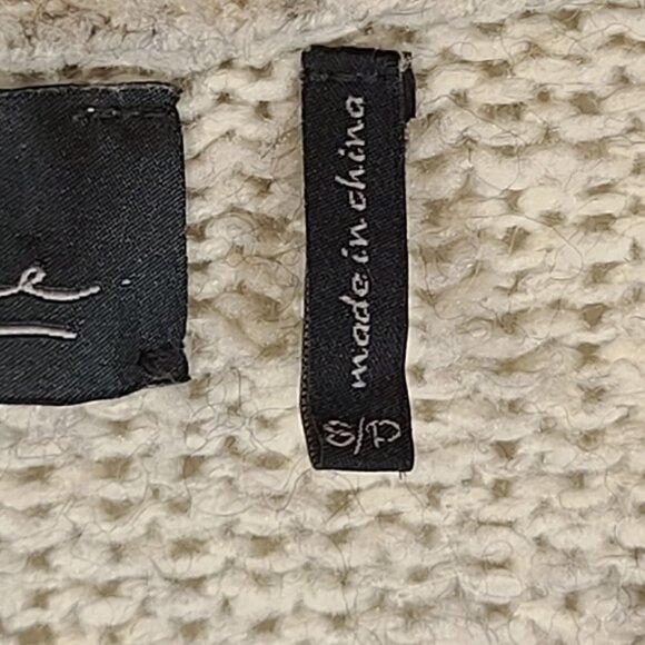 Line The Label Argyle Gray Multi Color Long‎ Line Button Front Cardigan Cozy S - Picture 3 of 8